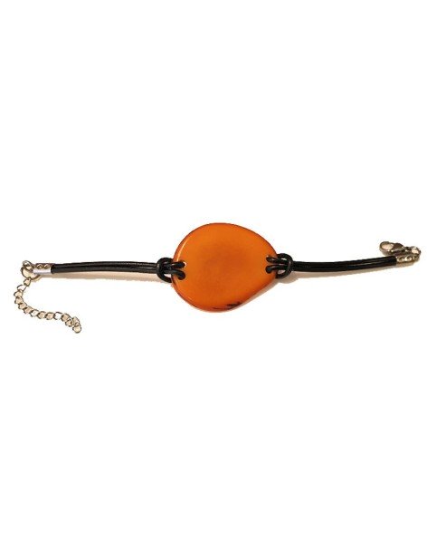 Bracelets tranches de tagua ou ivoire végétal teinté ou naturel