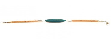 Bracelet avec une perle olive de TAGUA teinté ou de couleur naturelle