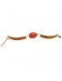 Bracelet avec une perle olive de TAGUA teinté ou de couleur naturelle