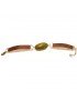 Bracelet avec une perle olive de TAGUA teinté ou de couleur naturelle