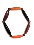 Bracelet Homme perles (aiguillette) en Tagua Teintées et naturelles