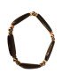 Bracelet Homme perles (aiguillette) en Tagua Teintées et naturelles