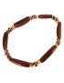 Bracelet Homme perles (aiguillette) en Tagua Teintées et naturelles
