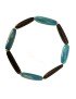 Bracelet Homme perles (aiguillette) en Tagua Teintées et naturelles