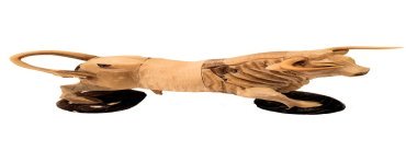 Taureau taillé dans la graine de tagua 
