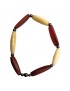 Bracelet Homme perles (aiguillette) Tagua ou ivoire végétal teinté ou naturel
