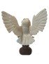 Hibou grand-duc en tagua ou Ivoire vegetal