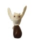 Hibou grand-duc taillé dans la graine de tagua