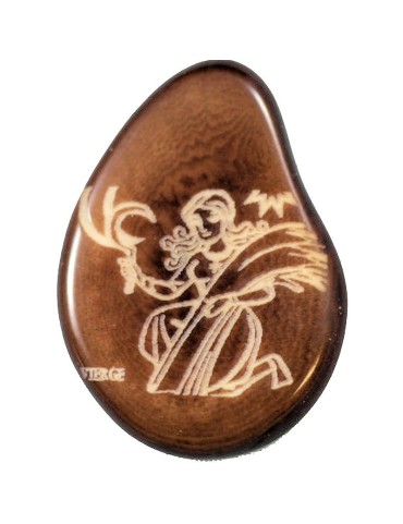 Signe Vierge en ivoire végétal ou tagua