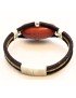 Bracelet en Liège coloré et naturel avec perle de Tagua