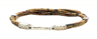 Bracelet en Liège coloré et naturel tressé