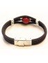Bracelet en Liège coloré et naturel avec perle de tagua