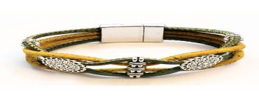Bracelet en Liège coloré 4 brins