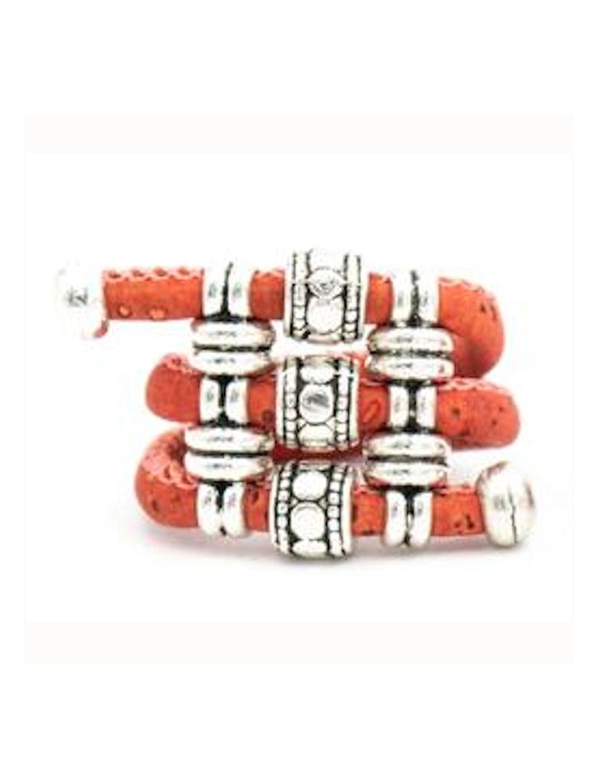 Bague ruban en liège réglable