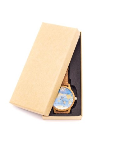 Montre en Acier Inoxydable & Bracelet en Liège