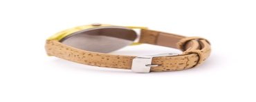 Montre en Acier Inoxydable couleur bois & Bracelet en Liège