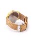 Montre en Acier Inoxydable couleur bois & Bracelet en Liège