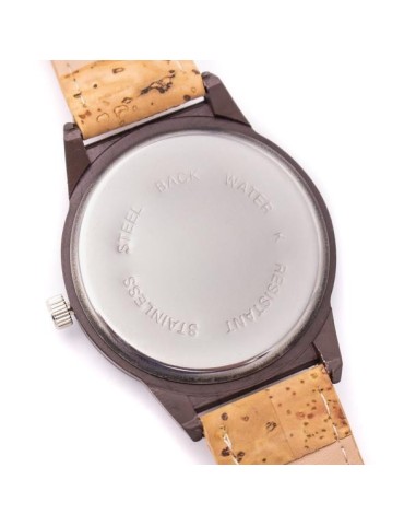 Montre unisexe avec bracelet en liège