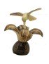Colibri sur Hibiscus Taillé dans la graine de Tagua