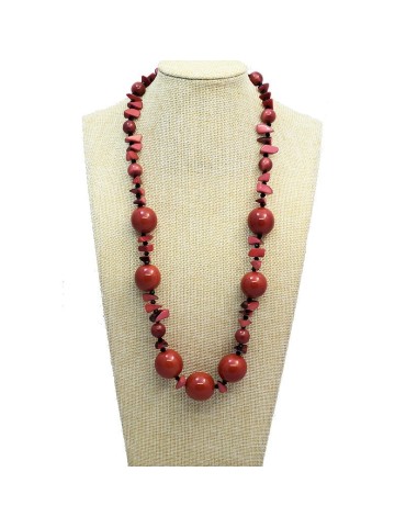 Collier perles de tagua