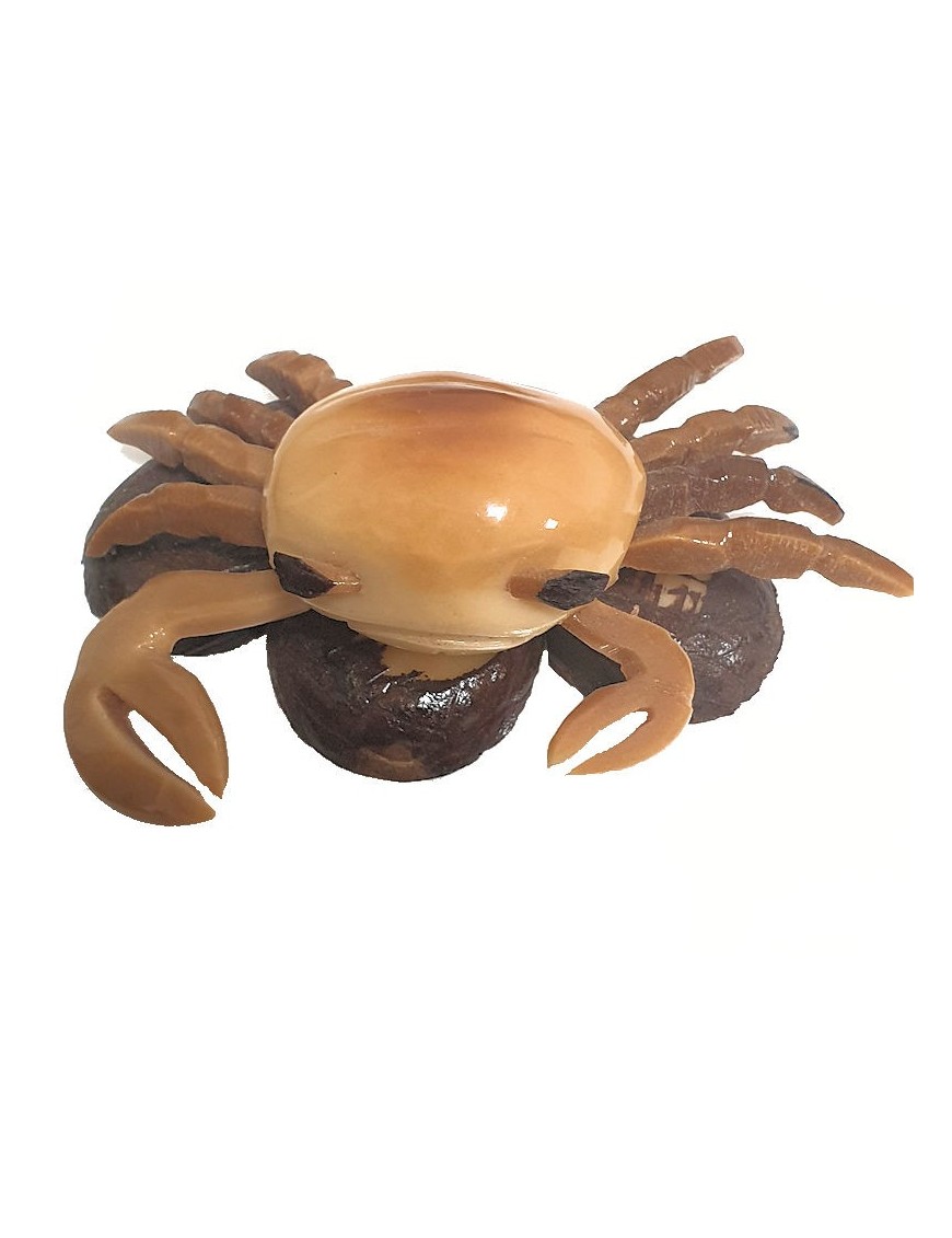 Crabe taillé dans la graine de tagua