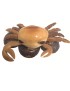 Crabe taillé dans la graine de tagua