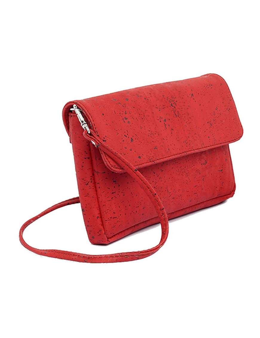 Petit sac à bandoulière en liège naturel avec dessin de Picasso