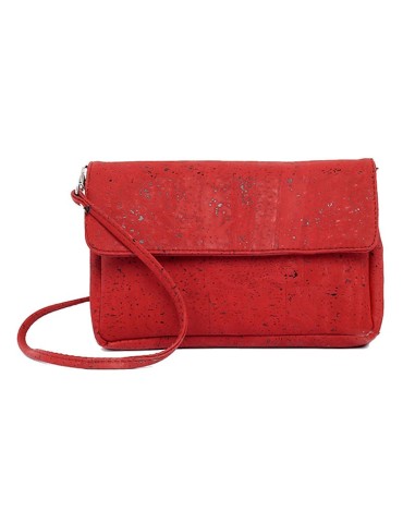 Petit sac à bandoulière en liège naturel avec dessin de Picasso