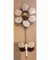 Pendule murale à balancier tagua