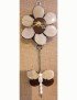 Pendule murale à balancier tagua