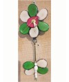 Pendule murale à balancier tagua ou IVOIRE VEGETAL