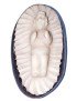 Crèche de Noël taillée dans la graine de tagua 5 figurines