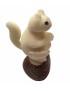 Ecureuil de collection taillé dans la graine de tagua