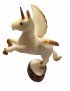 Licorne taillée dans la graine de tagua appelée aussi ivoire végétal