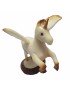 Licorne taillée dans la graine de tagua appelée aussi ivoire végétal