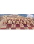 Jeu d'échecs d'animaux marins en tagua ou ivoire végétal