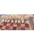Jeu d'échecs d'animaux marins en tagua ou ivoire végétal
