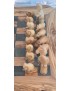 JEU D'ÉCHECS EN TAGUA OU IVOIRE VÉGÉTAL ANIMAUX D'AFRIQUE