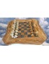 Jeu d'échecs d'animaux marins en Tagua ou ivoire végétal