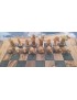 Jeu d'échecs d'animaux marins en Tagua ou ivoire végétal