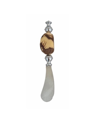 "Couteau à beurre artisanal avec manche en tagua naturel