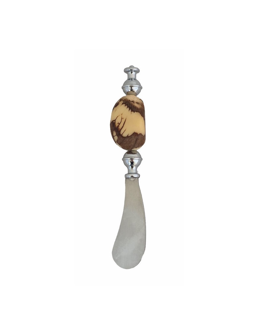 "Couteau à beurre artisanal avec manche en tagua naturel
