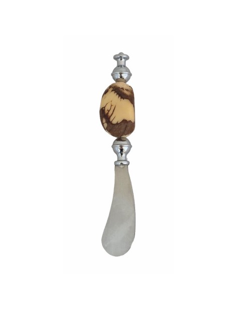 "Couteau à beurre artisanal avec manche en tagua naturel "Couteau à beurre artisanal avec manche en tagua naturel