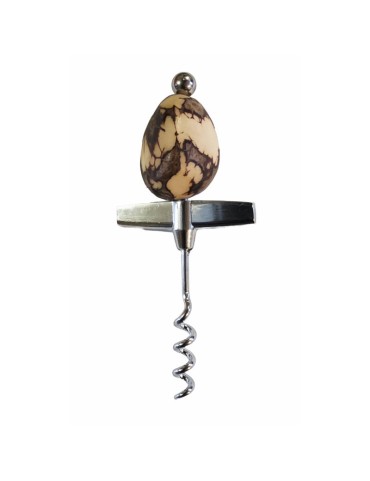 Tire-bouchon avec manche en tagua, pratique et raffiné
