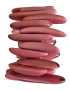 Bijou écologique tagua rose fait main