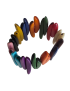 bracelet tagua multi couleur artisanal