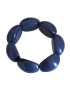 Bracelet tagua bleu – 7 graines artisanales – Atelier Tagua World