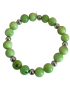 Bracelet tagua vert & acier – Artisanat Atelier Tagua World