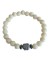Bracelet tagua 7 mm & Bouddha – hématite – Atelier Tagua World