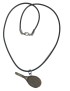 Pendentif raquette de tennis en tagua – 44×17×5 mm, 6 g